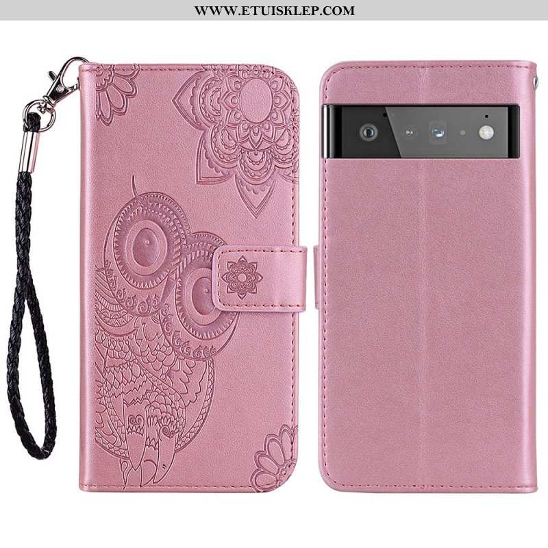 Etui Na Telefon Pokrowce do Google Pixel 6 Sowa Mandala I Smycz